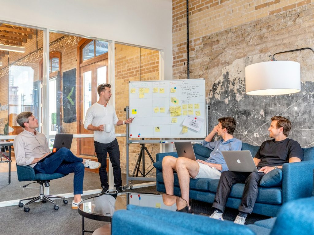 Marketing Team Analyzing Growth Metrics